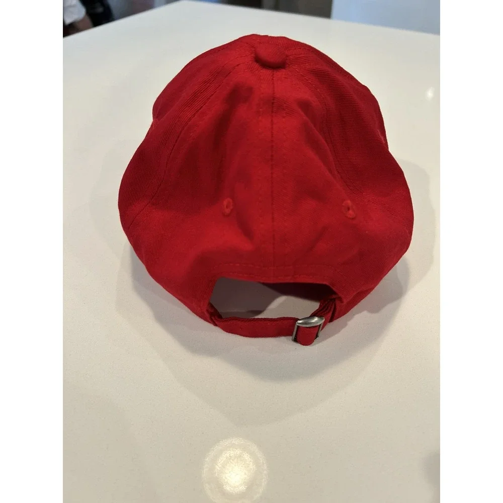 Disney Minnie Mouse Womens Kids Hat Red Embroidered Gift Disneyland Disney World